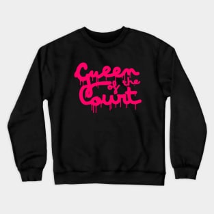 Basketball Lover Queen of the Court Crewneck Sweatshirt